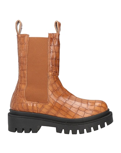 PAOLA FERRI Ankle boot Brown Soft Leather