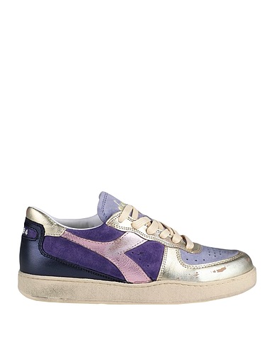 DIADORA HERITAGE Sneakers MI BASKET LOW METAL PIGSKIN USED WN
 Purple Soft Leather