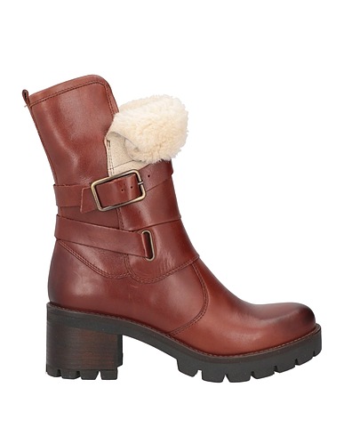 PAOLA FERRI Ankle boot Chocolate brown Soft Leather