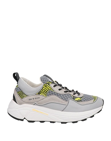 AMA BRAND Sneakers Grigio Pelle, Fibre tessili