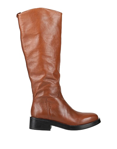 PAOLA FERRI Boots Tan Soft Leather