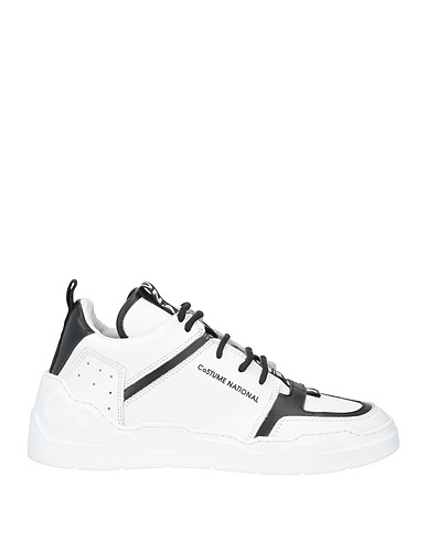 COSTUME NATIONAL Sneakers White Soft Leather