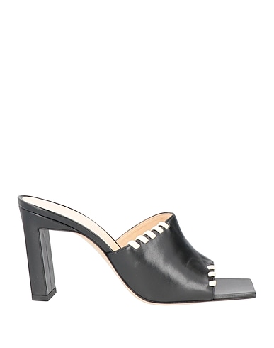 WANDLER Sandals Black Soft Leather
