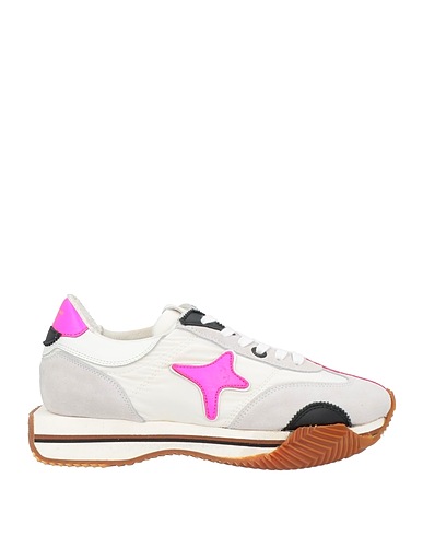 AMA BRAND Sneakers Grigio chiaro Pelle, Fibre tessili