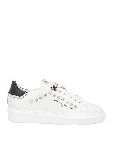 JOHN GALLIANO Sneakers White Calfskin