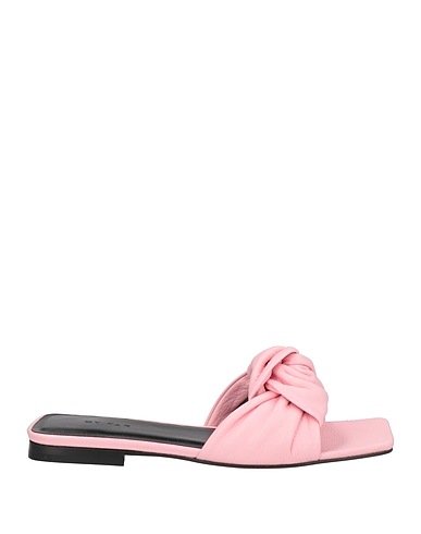 BY FAR Sandals Pink Soft Leather