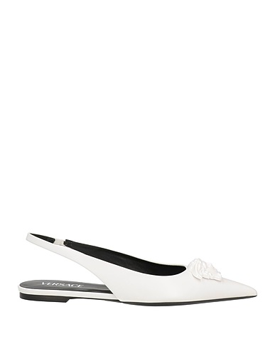 VERSACE Footwear White Calfskin