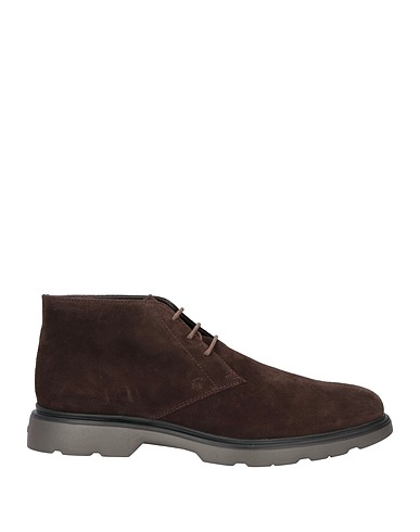 HOGAN Stiefelette Schokobraun Leder