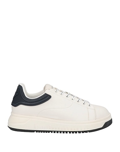 EMPORIO ARMANI Sneakers Ivory 100% Cow leather