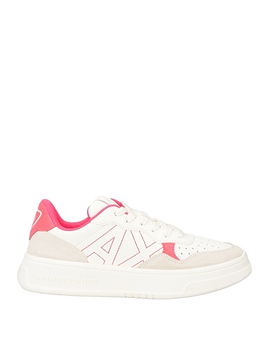 ARMANI EXCHANGE Sneakers Coral Cow leather, Polyester