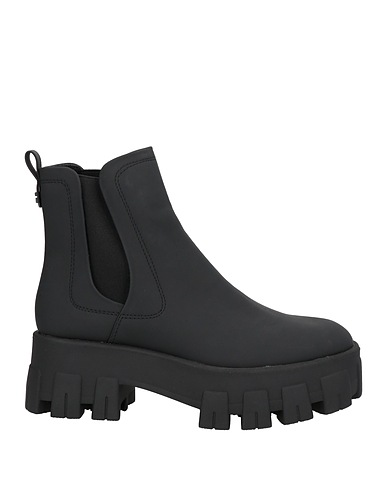 GUESS Ankle boot Black Textile fibres