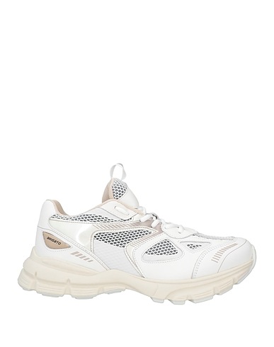 AXEL ARIGATO Sneakers White Textile fibers, Soft Leather