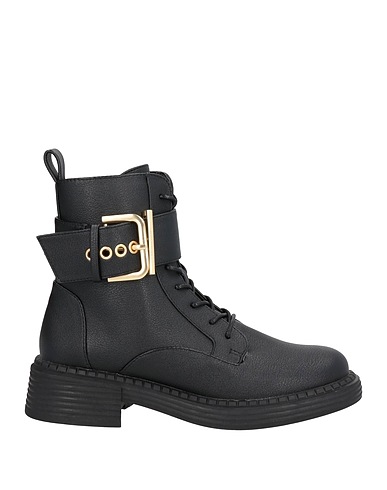 GATTINONI Ankle boot Black Textile fibres