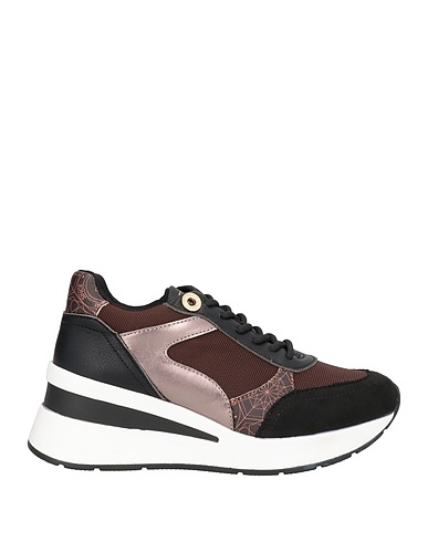 GATTINONI Sneakers Chocolate brown Textile fibers