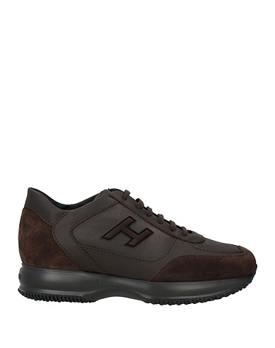 HOGAN Sneakers Cioccolato Pelle, Fibre tessili