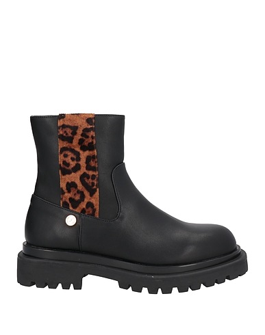GATTINONI Ankle boot Black Textile fibers