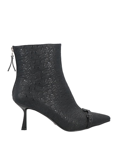 JIJIL Ankle boot Black Textile fibers
