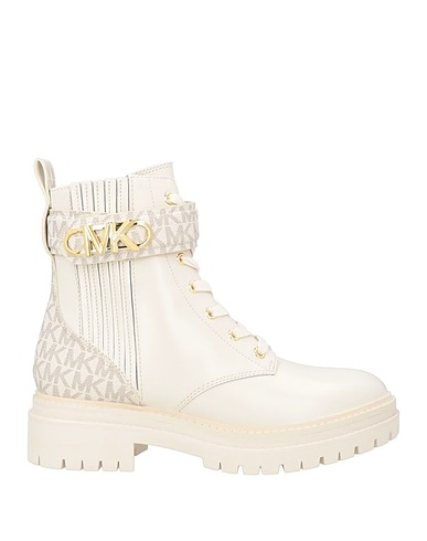 MICHAEL MICHAEL KORS Stivaletti Avorio Pelle