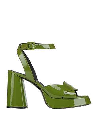 ROBERTO FESTA Sandals Green Soft Leather