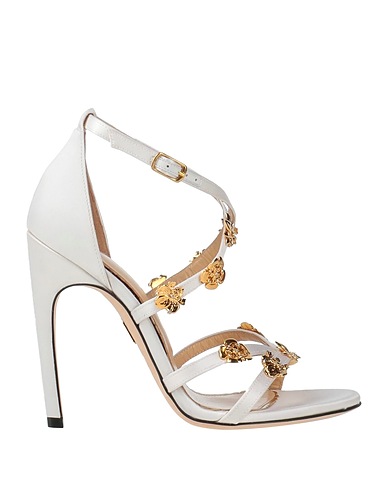 ZUHAIR MURAD Sandali Bianco Fibre tessili