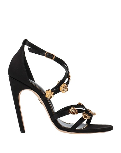 ZUHAIR MURAD Sandals Black Textile fibres