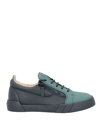 GIUSEPPE ZANOTTI Sneakers Dark green Soft Leather