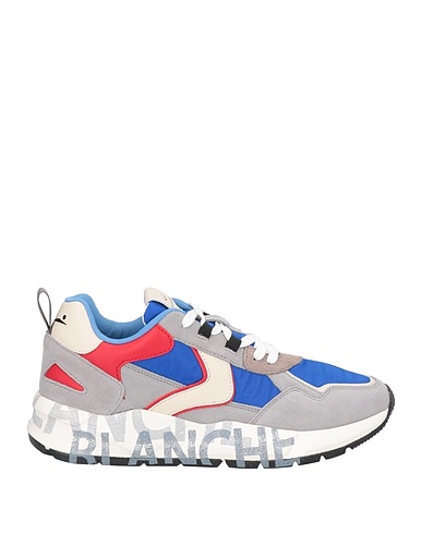VOILE BLANCHE Sneakers Bright blue Leather, Nylon