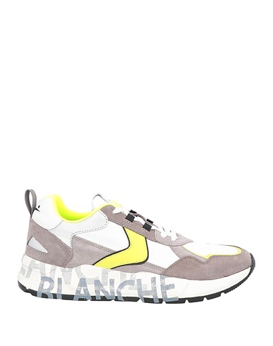 VOILE BLANCHE Sneakers Grey Leather, Nylon