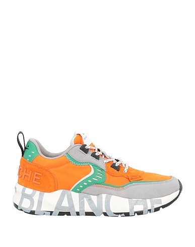 VOILE BLANCHE Sneakers Orange Leather, Nylon