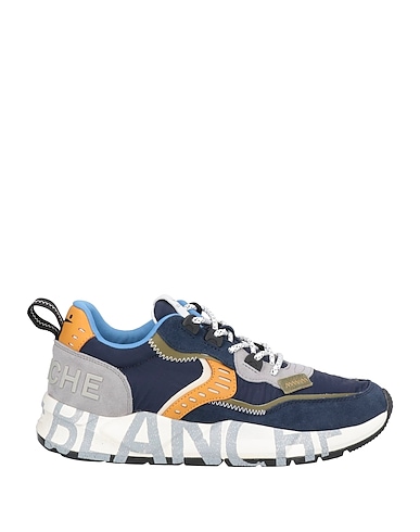 VOILE BLANCHE Sneakers Midnight blue Leather, Nylon