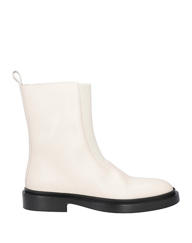 JIL SANDER Ankle boot Off white Soft Leather
