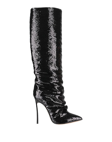 CASADEI Boots Black Textile fibres
