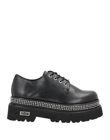 CULT Chaussures à lacets Noir Fibres textiles