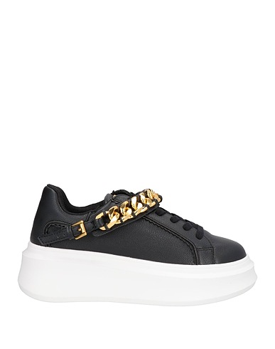 GATTINONI Sneakers Black Calfskin