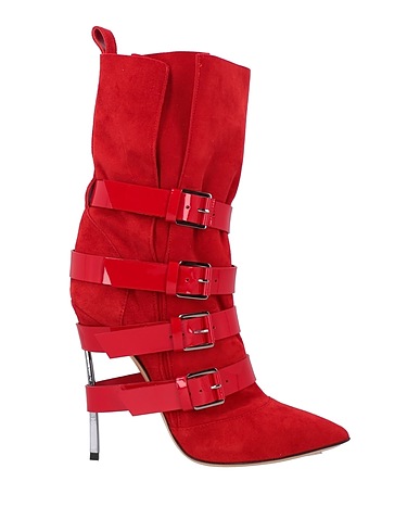 CASADEI Ankle boot Red Leather