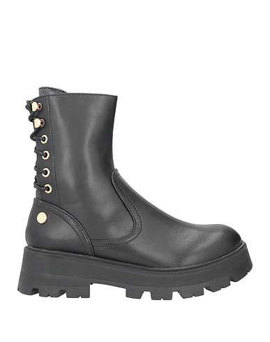GATTINONI Ankle boot Black Textile fibers