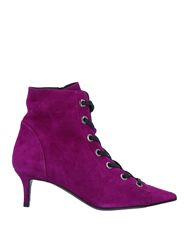 MARC ELLIS Ankle boot Plum Leather