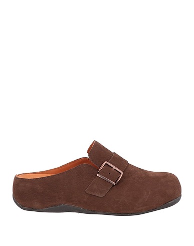 FITFLOP Mules and clogs Dark brown Soft Leather