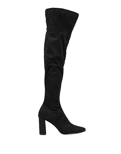 STEVE MADDEN Boots Black Textile fibres