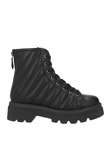 VOILE BLANCHE Ankle boot Black Leather