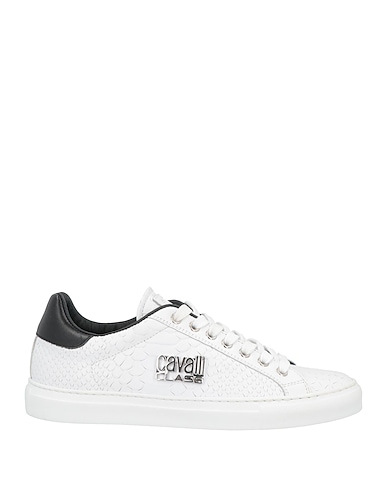 CAVALLI CLASS Sneakers White Soft Leather