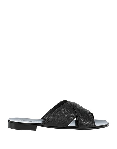 GIUSEPPE ZANOTTI Sandals Black Soft Leather