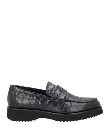 DOUCAL'S Loafers Midnight blue 100% Leather