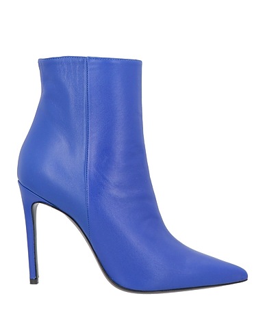 MARC ELLIS Ankle boot Bright blue Soft Leather