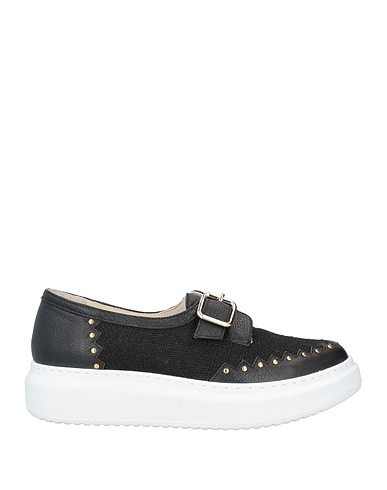 TESTONI Mocassino Nero Pelle, Juta