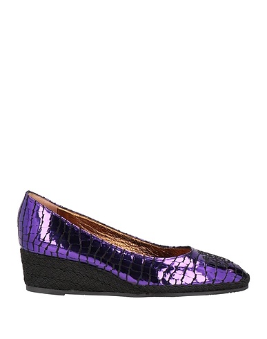 TESTONI Espadrilles Purple Soft Leather