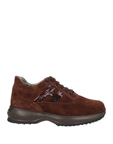 HOGAN Sneakers Chocolate brown Leather