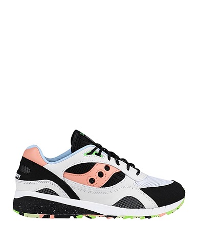 SAUCONY Sneakers SHADOW 6000  Black Leather, Textile fibres