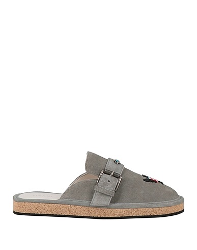 HAANI Mules and clogs Light grey Leather