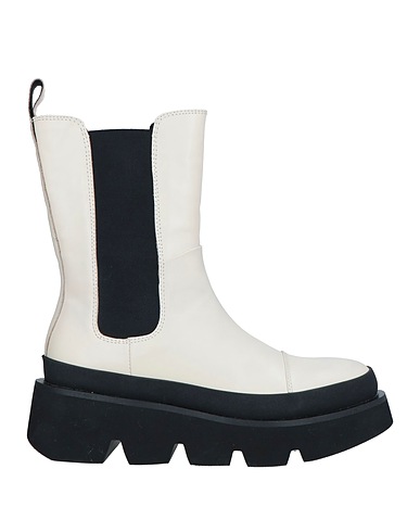 EMANUÉLLE VEE Ankle boot Cream Soft Leather